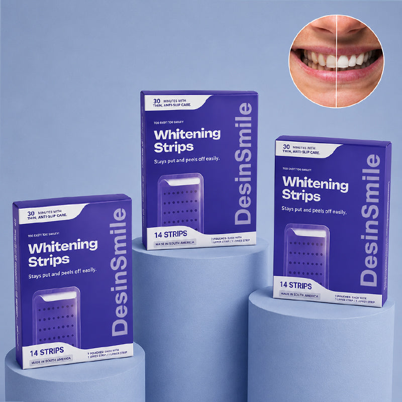 DesinSmile - Tiras blanqueadoras para dientes