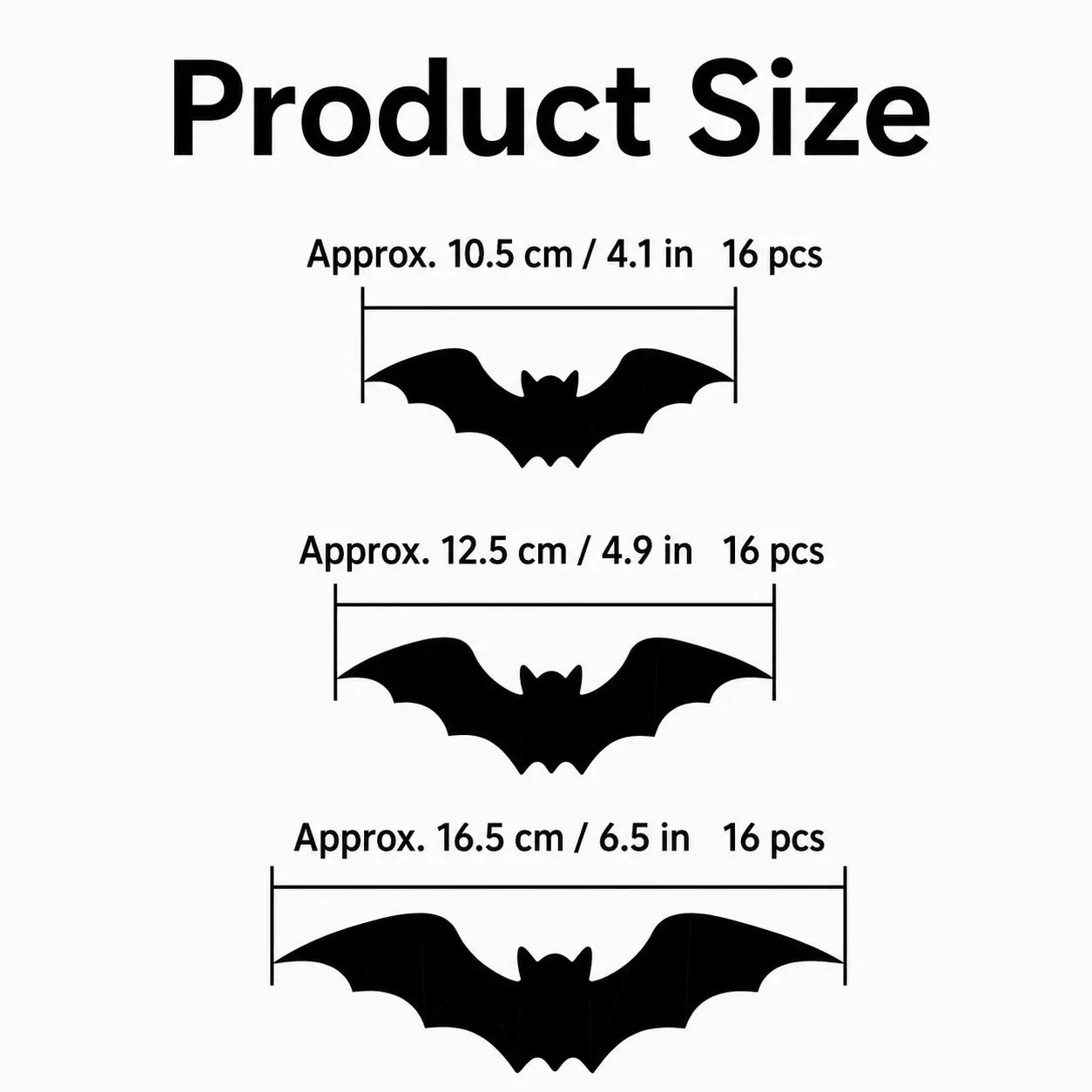 3D Bat Light LED Decorations, 12pcs/24pcs Halloween Spooky Ornaments, Bendable Wall Stickers with Smooth Bubble-Free Application, Easy Install Battery Powered Glowing Decor, Non-Remote Indoor Decor for Home, Party, Window, Door, Festival
