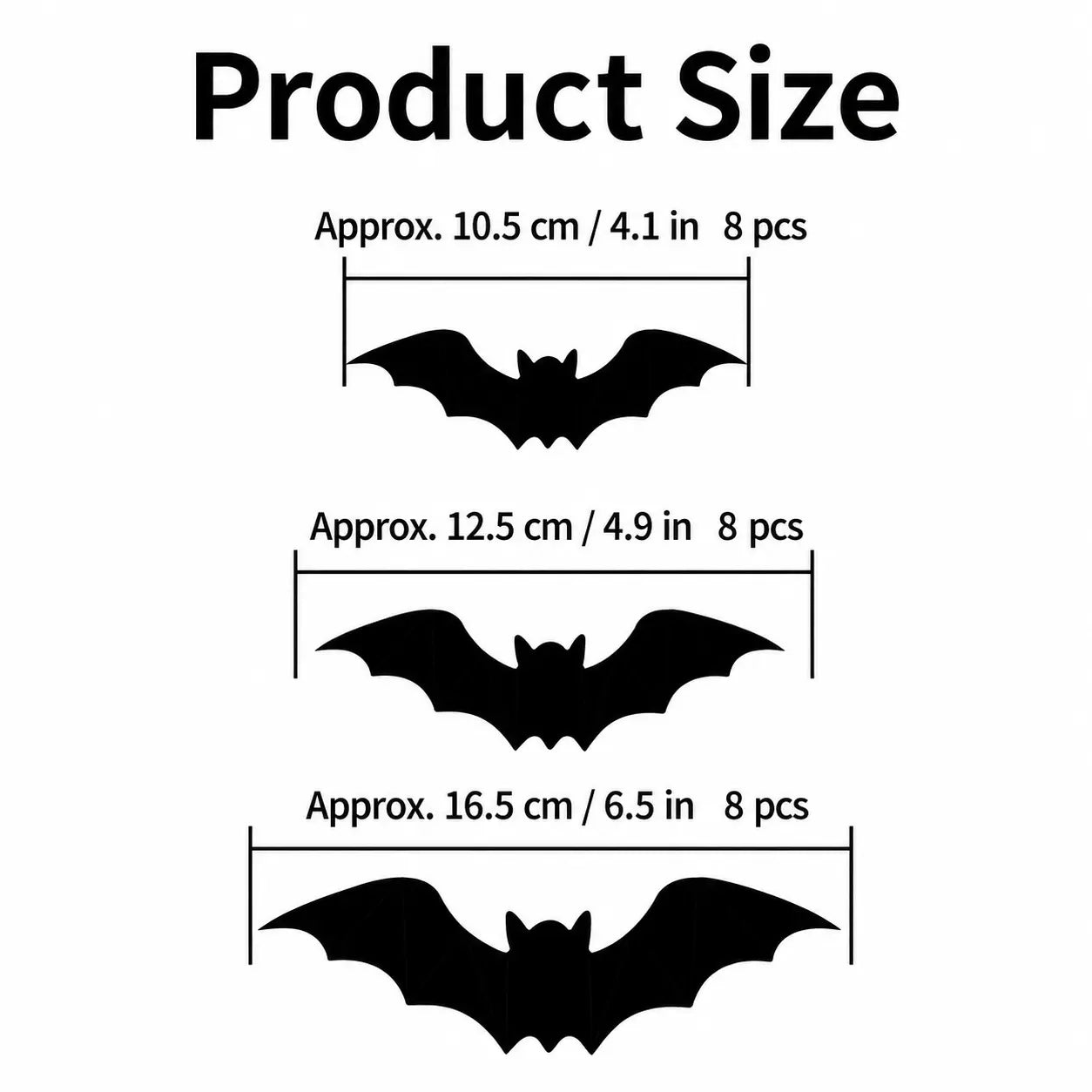 3D Bat Light LED Decorations, 12pcs/24pcs Halloween Spooky Ornaments, Bendable Wall Stickers with Smooth Bubble-Free Application, Easy Install Battery Powered Glowing Decor, Non-Remote Indoor Decor for Home, Party, Window, Door, Festival
