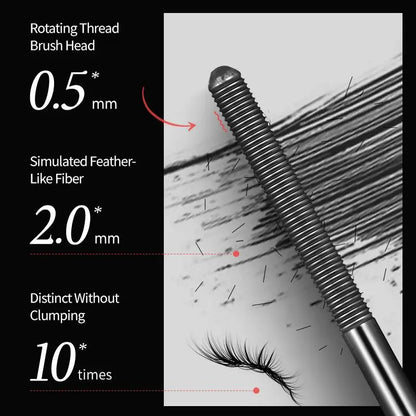 Mascara - Black | Length and Lift | Waterproof Mascara, Curling, Lengthening, Volumizing Mascara | Long-Lasting Formula | Eye Makeup |