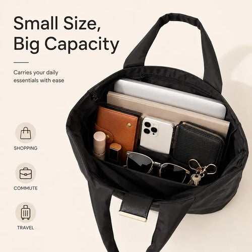 The Tiny Keychain Tote That Opens Into a Full-Size Shopping Bag